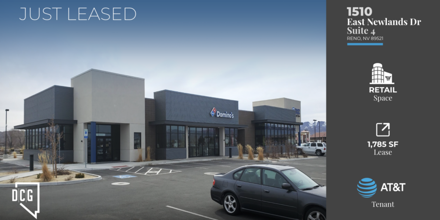 DCG Represents Landlord in Leasing 1,785 SF of Retail Space in Fernley